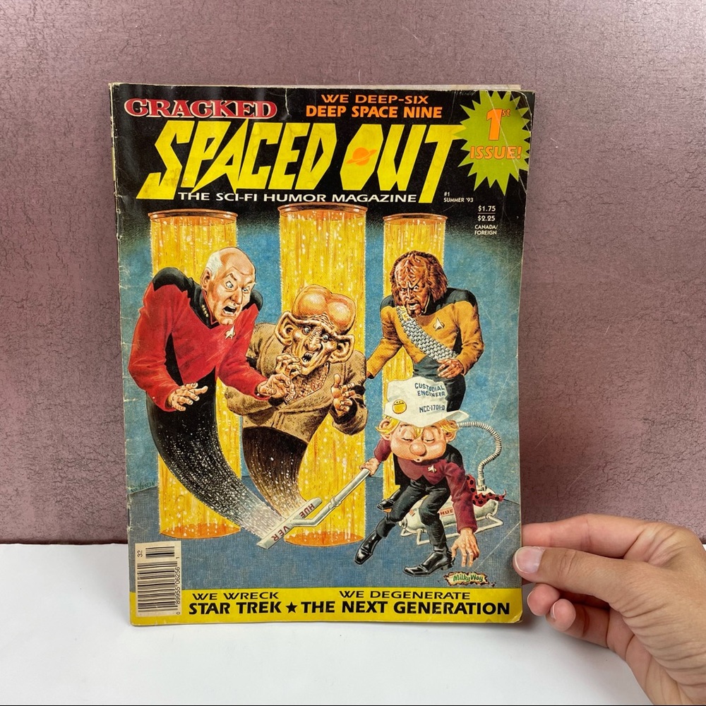 Cracked Spaced Out Comic Book Star Trek 1993